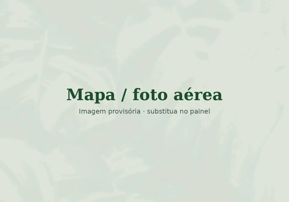 Mapa da região do empreendimento